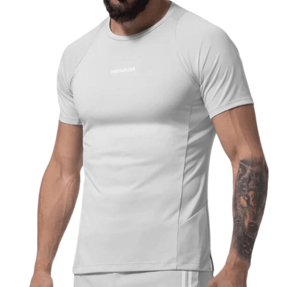 Hayabusa Mens Lightweight Training Shirt Light Grey