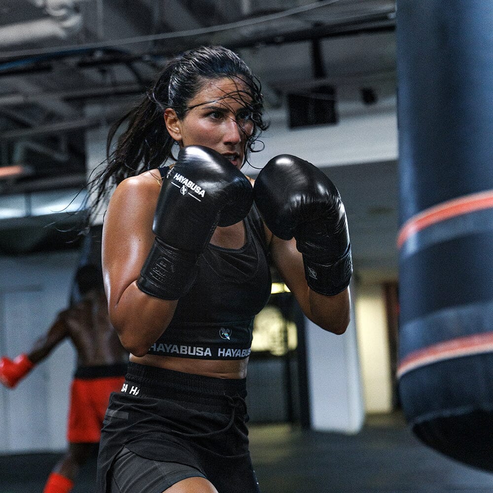 Hayabusa Pro Boxing Gloves Black - Image 6