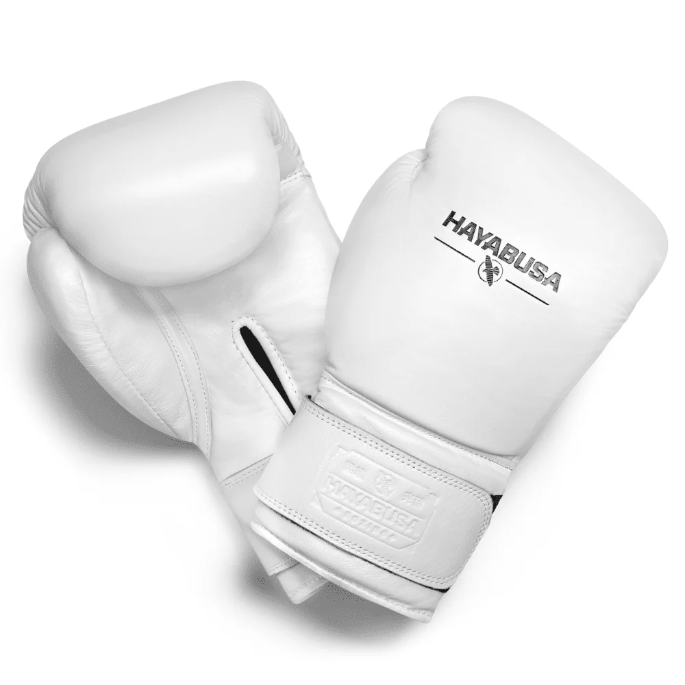 Hayabusa Pro Boxing Gloves White - Image 4