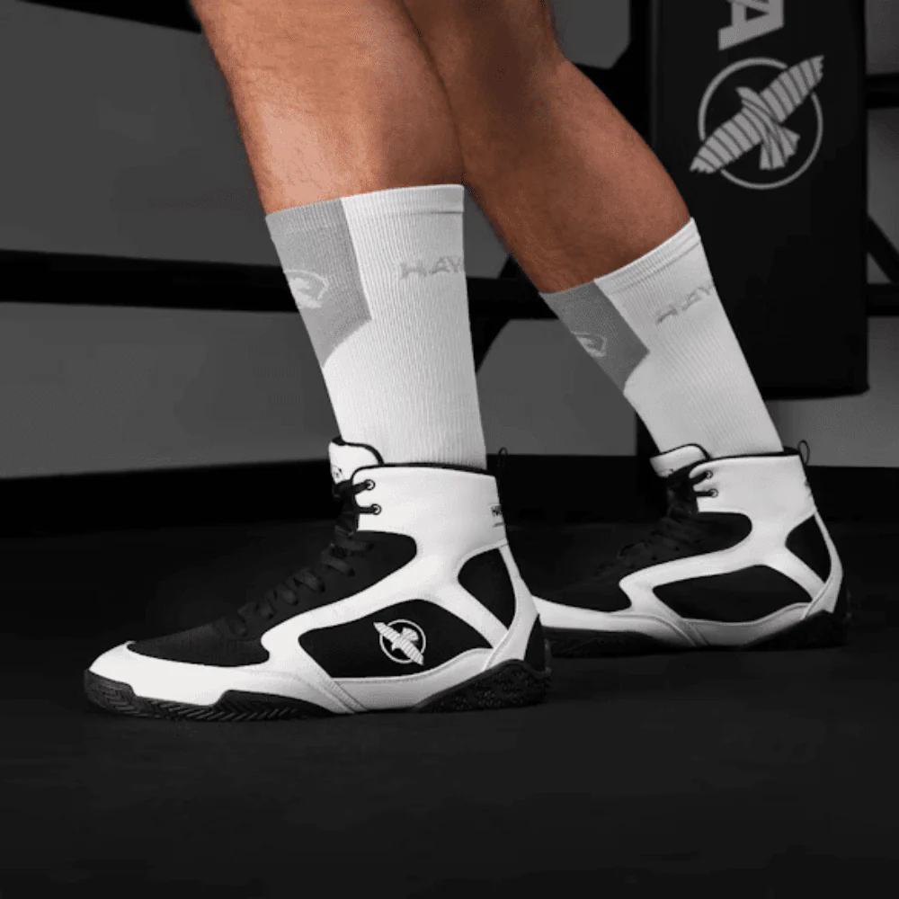Hayabusa Pro Boxing Shoes Black - Image 7