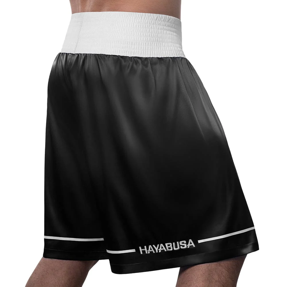 Hayabusa Pro Boxing Shorts Black - Image 3