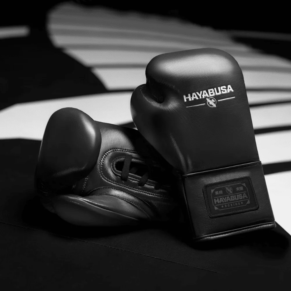 Hayabusa Pro Horsehair Fight Boxing Gloves Black - Image 4