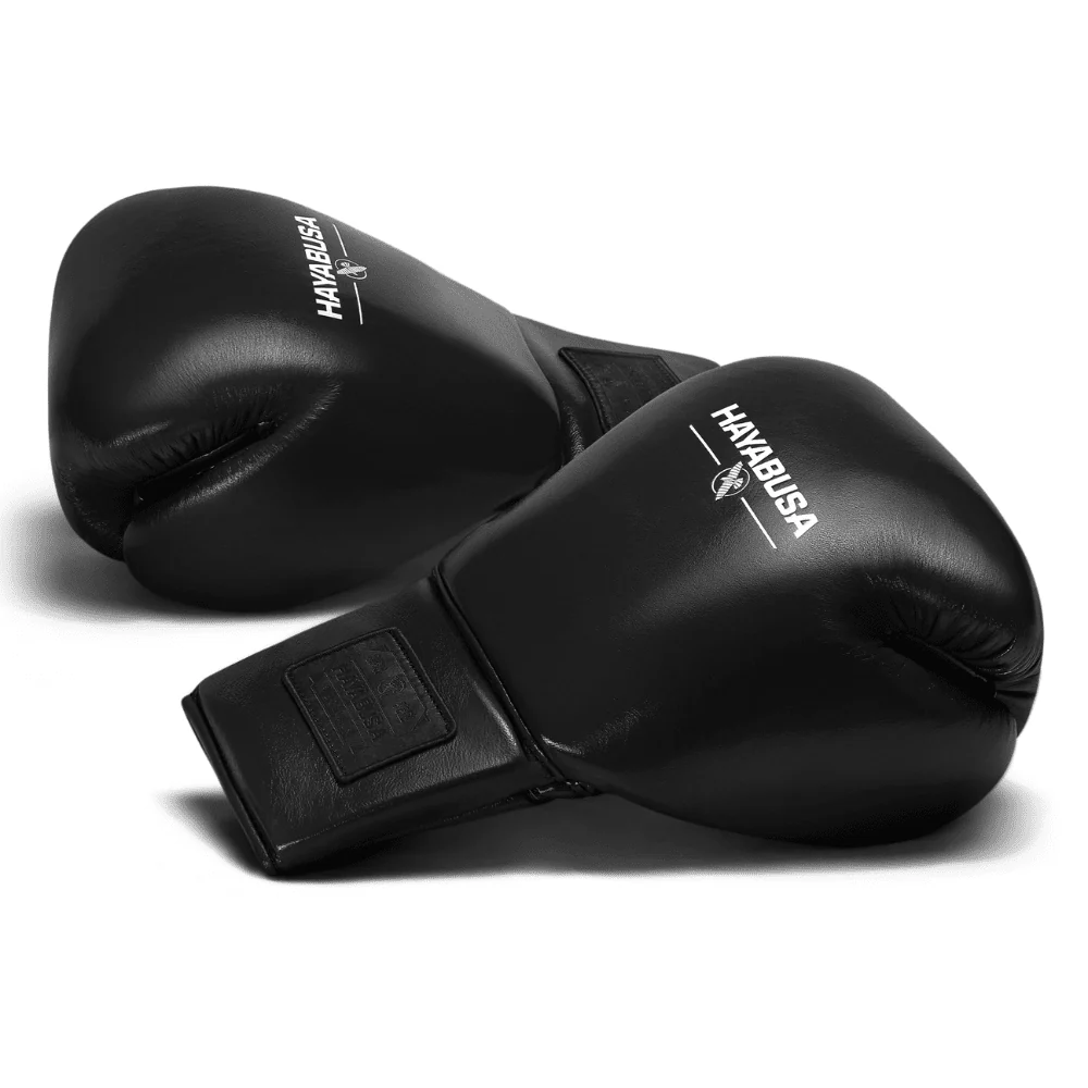 Hayabusa Pro Lace Boxing Gloves Black - Image 2