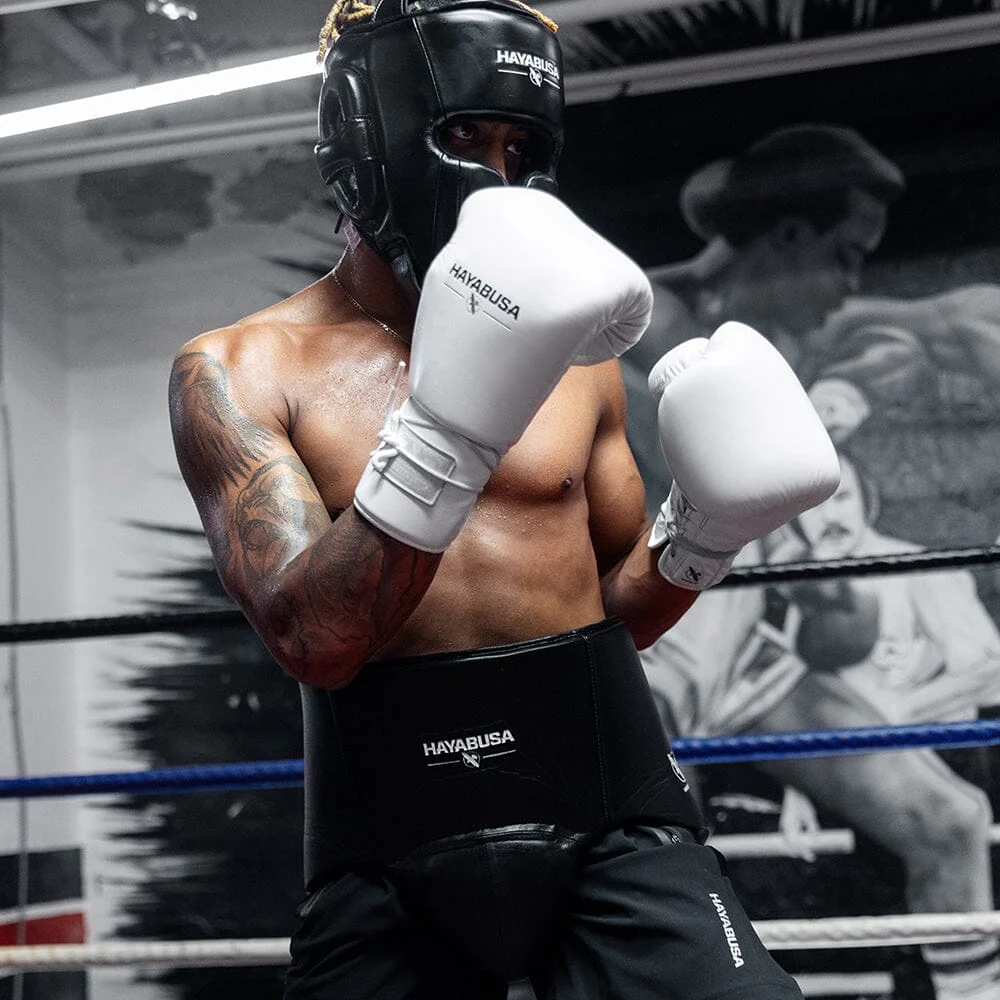 Hayabusa Pro Lace Boxing Gloves White - Image 5