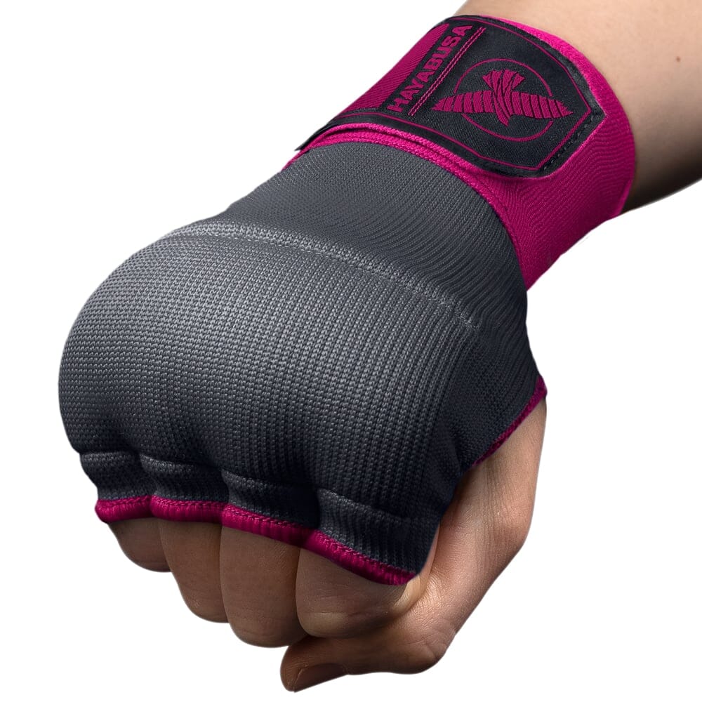 Hayabusa Quick Gel Hand Wraps Grey/Pink - Image 2