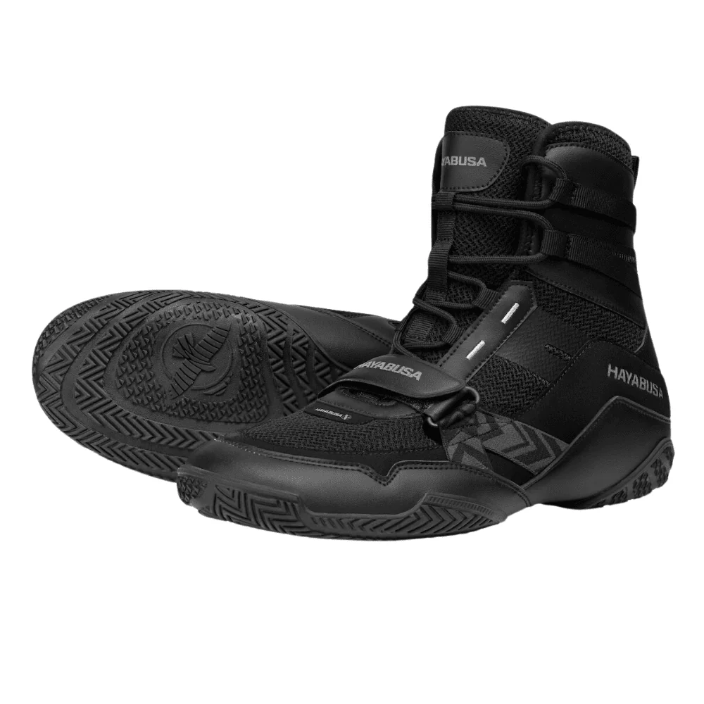 Hayabusa Strike Boxing Shoes Black - Image 3