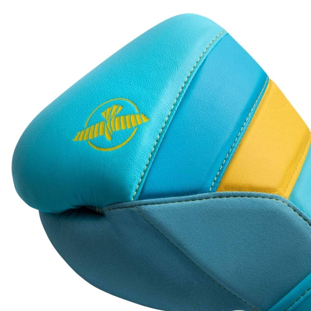 Hayabusa T3 Boxing Gloves Blue/Yellow - Image 4