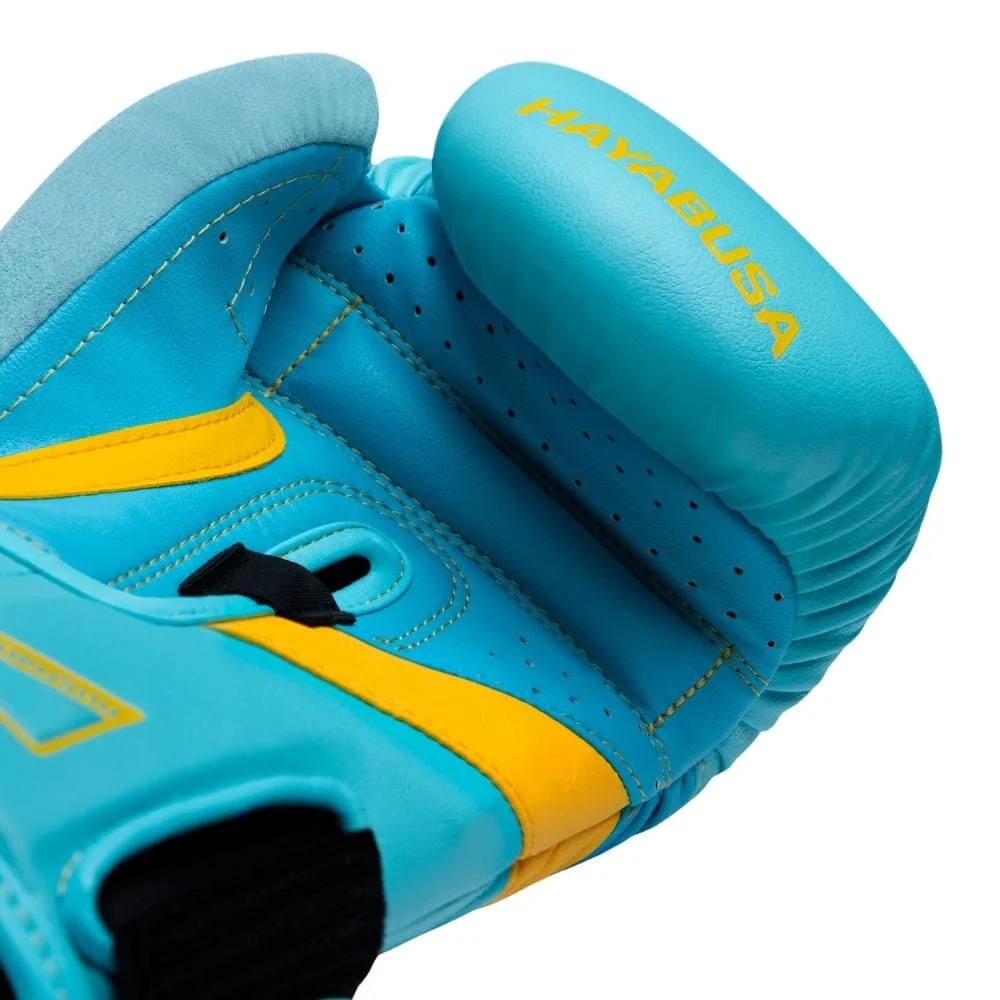 Hayabusa T3 Boxing Gloves Blue/Yellow - Image 5
