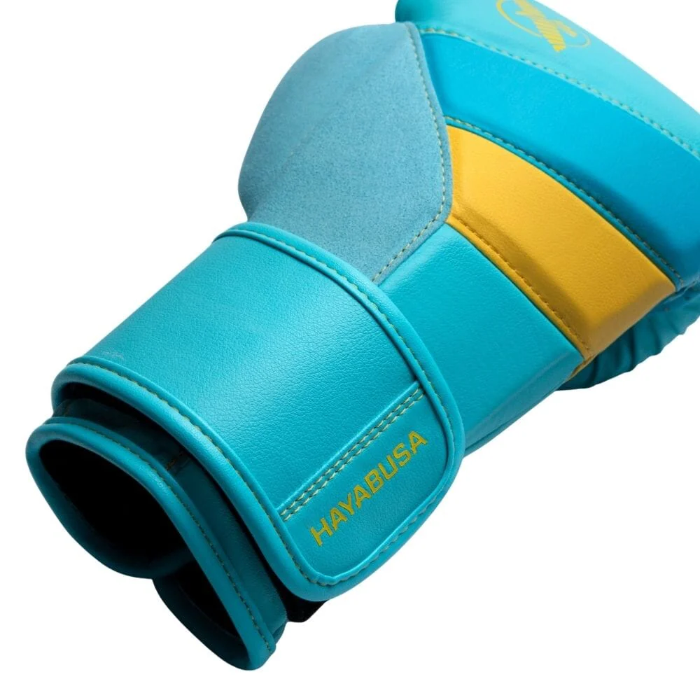 Hayabusa T3 Boxing Gloves Blue/Yellow - Image 6