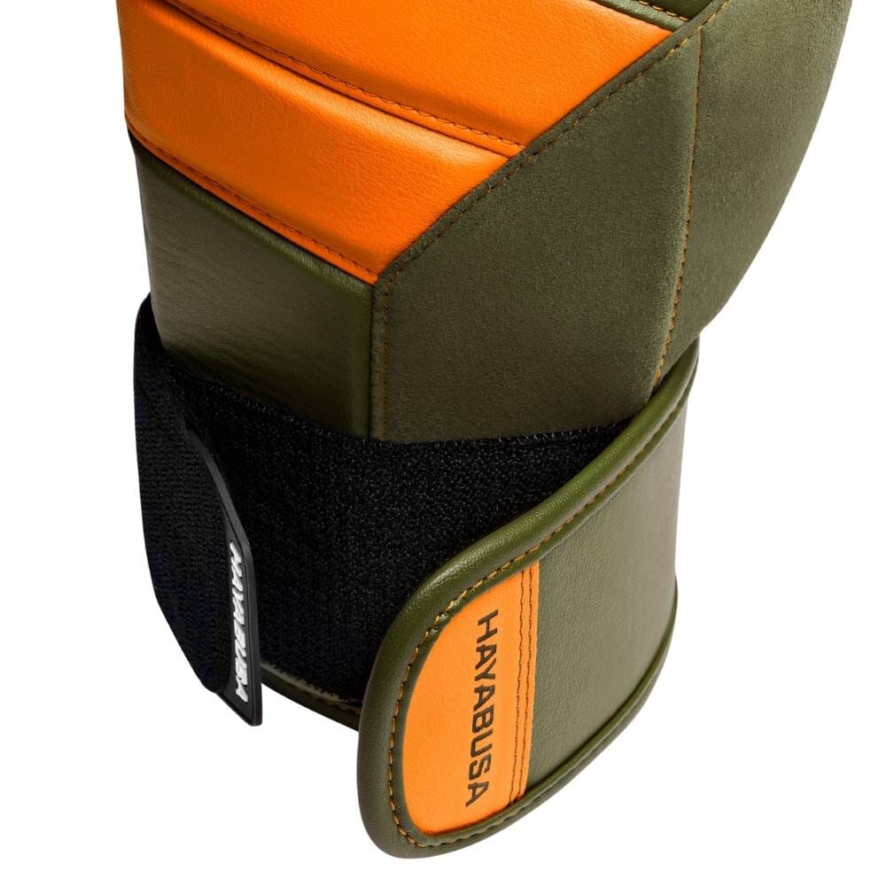 Hayabusa T3 Boxing Gloves Green/Orange - Image 3