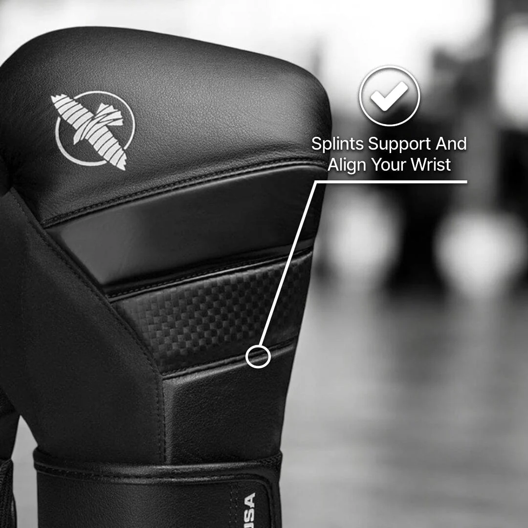 Hayabusa T3 Boxing Gloves Black/Black - Image 2