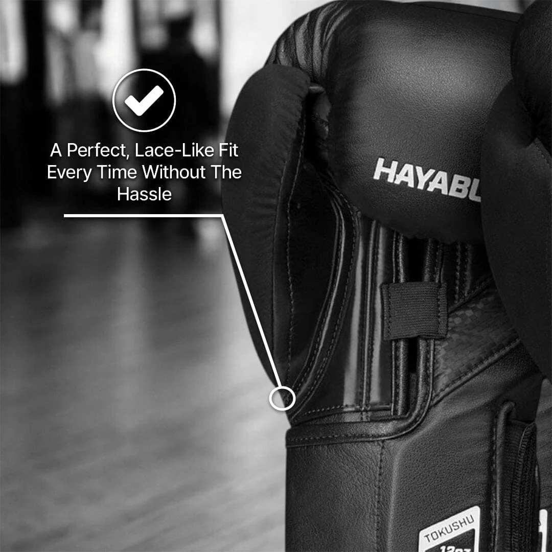 Hayabusa T3 Boxing Gloves Black/Black - Image 4