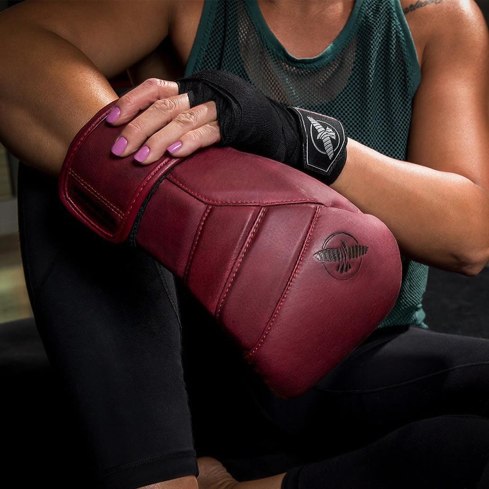 Hayabusa T3 LX Boxing Gloves Crimson Burgundy - Image 8
