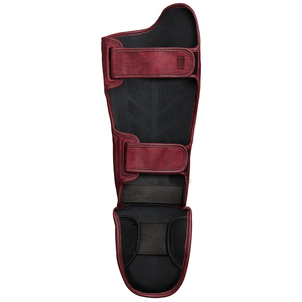 Hayabusa T3 LX Shin Guards Crimson Burgundy - Image 2
