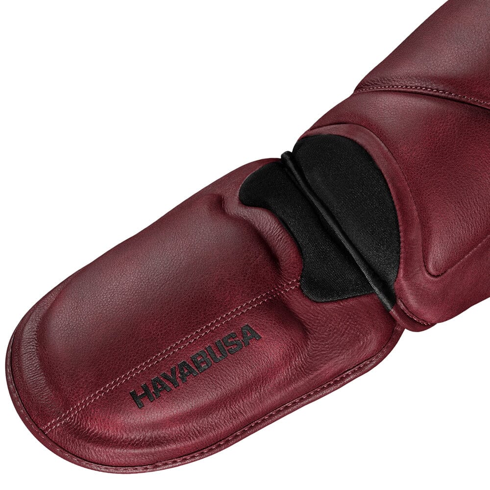 Hayabusa T3 LX Shin Guards Crimson Burgundy - Image 3
