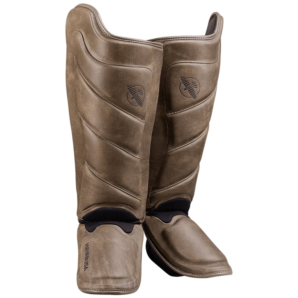 Hayabusa T3 LX Shin Guards Vintage Brown