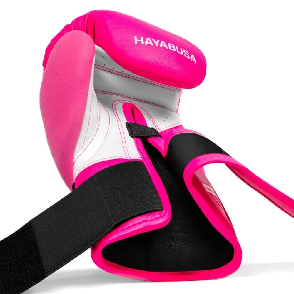 Hayabusa T3 Neon Youth Boxing Gloves Pink - Image 2