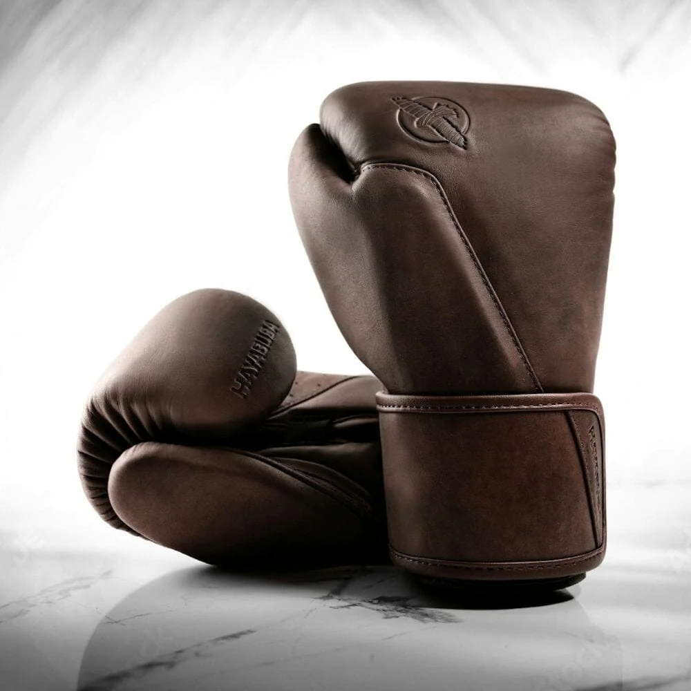 Hayabusa T360 Leather Boxing Gloves Brown - Image 2