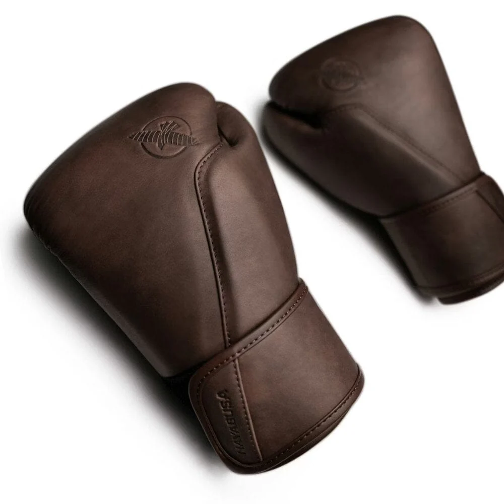 Hayabusa T360 Leather Boxing Gloves Brown - Image 3