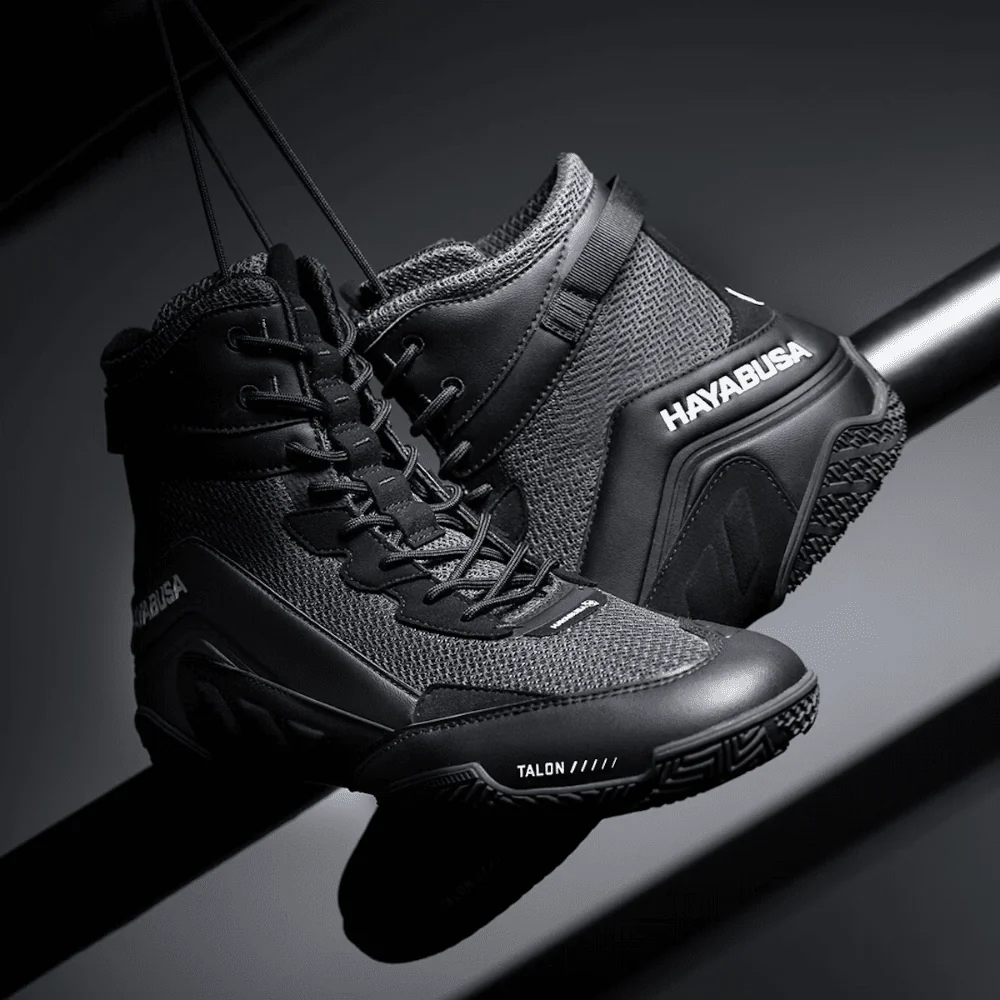 Hayabusa Talon Boxing Shoes Black - Image 3