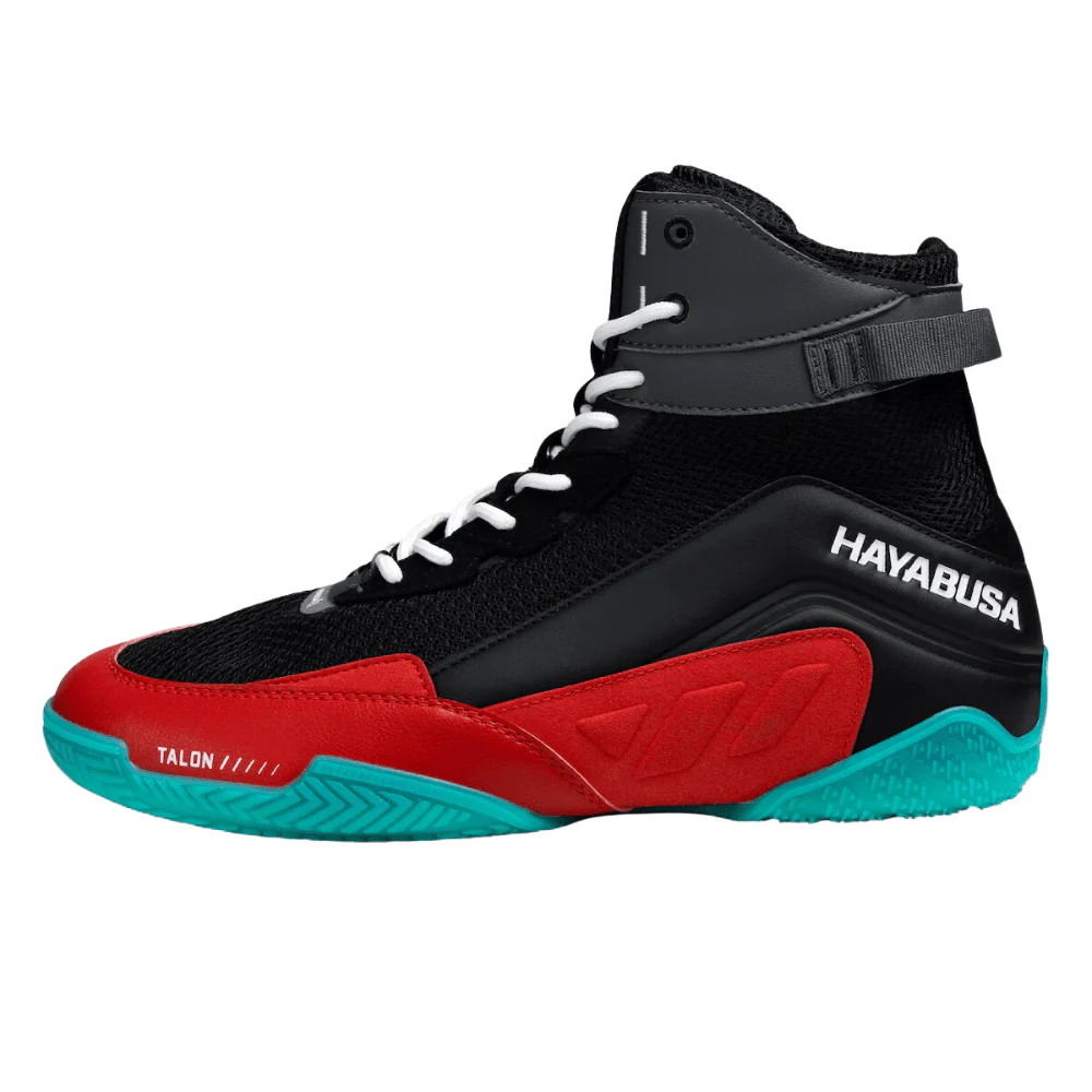 Hayabusa Talon Boxing Shoes Black/Red