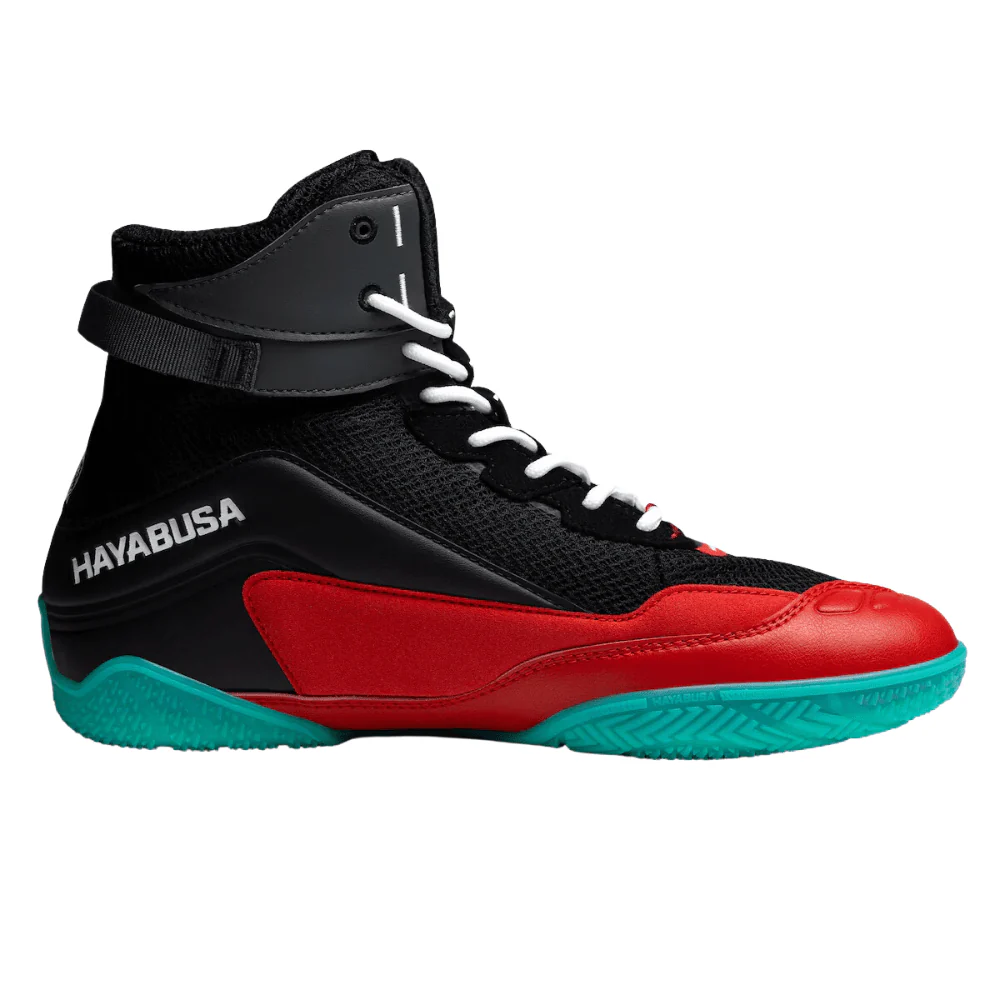 Hayabusa Talon Boxing Shoes Black/Red - Image 2