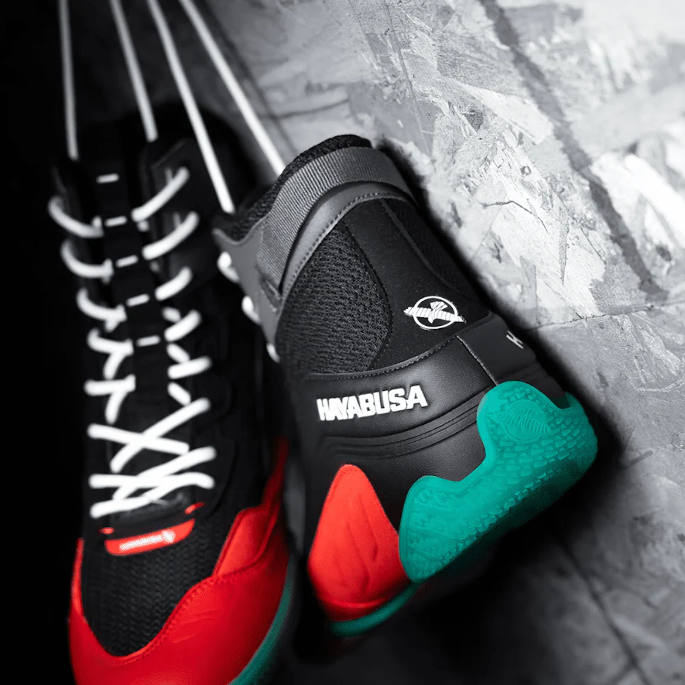 Hayabusa Talon Boxing Shoes Black/Red - Image 3