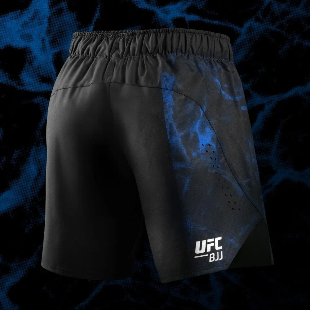 Hayabusa UFC BJJ Grappling Shorts Black/Blue - Image 4