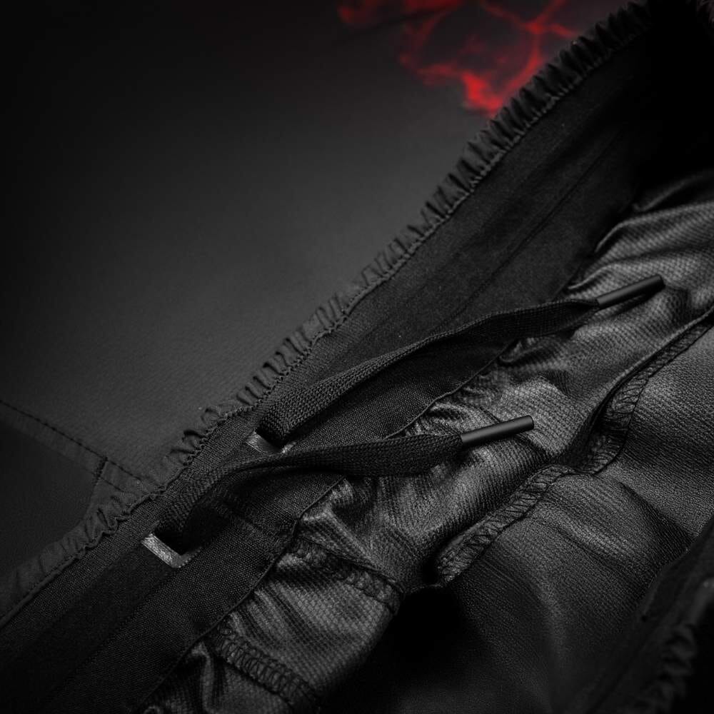 Hayabusa UFC BJJ Grappling Shorts Black/Red - Image 3