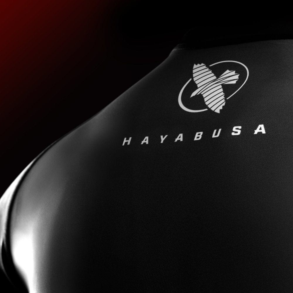 Hayabusa UFC BJJ Long Sleeve Rashguard Black/Red - Image 3