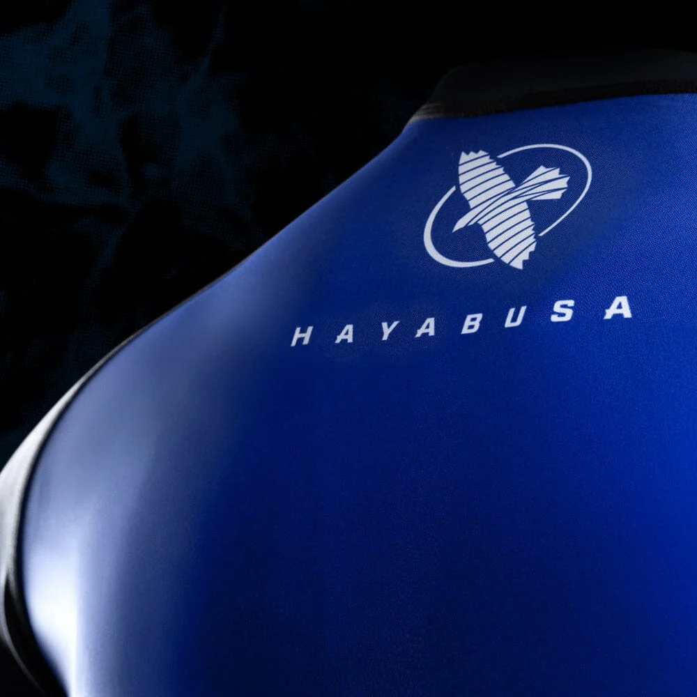 Hayabusa UFC BJJ Short Sleeve Rashguard Blue - Image 3
