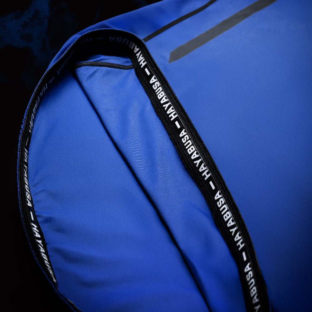 Hayabusa UFC BJJ Short Sleeve Rashguard Blue - Image 4