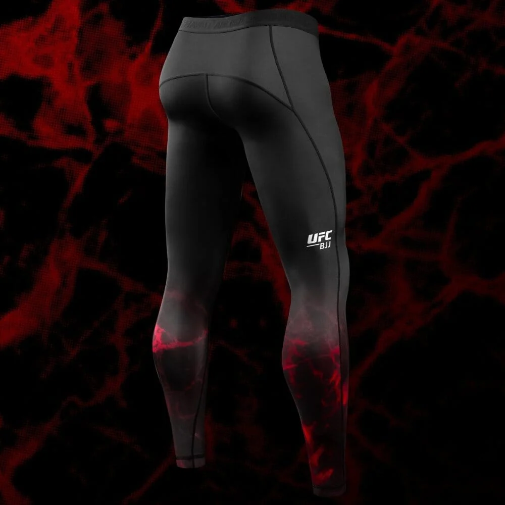 Hayabusa UFC BJJ Spats Black/Red - Image 3