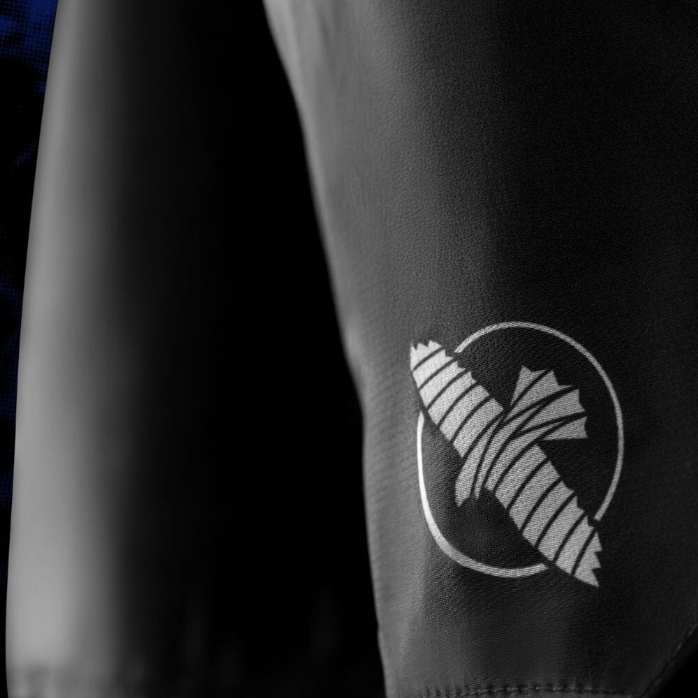 Hayabusa UFC BJJ Womens Grappling Shorts Black/Blue - Image 3