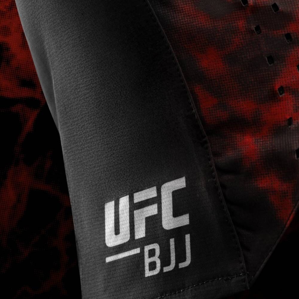 Hayabusa UFC BJJ Womens Grappling Shorts Black/Red - Image 2