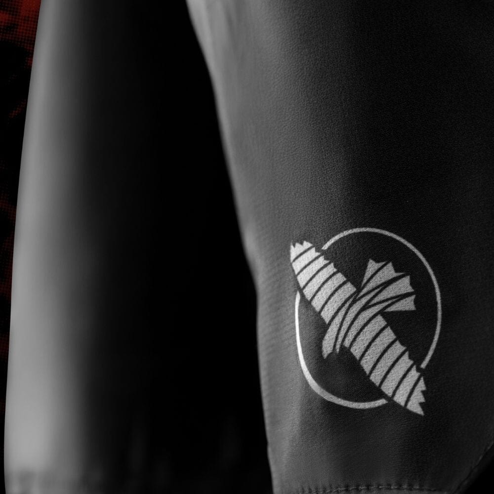 Hayabusa UFC BJJ Womens Grappling Shorts Black/Red - Image 5