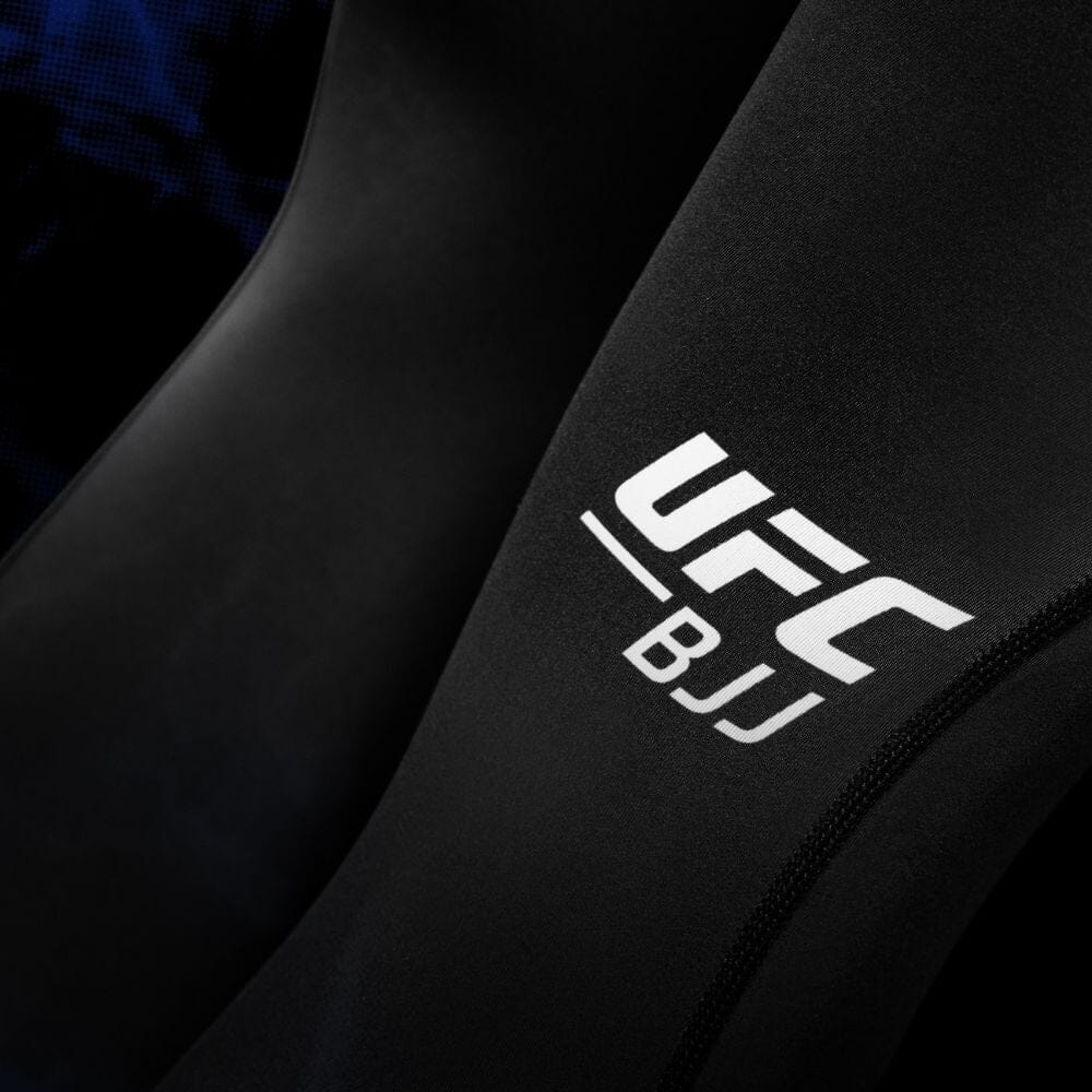 Hayabusa UFC BJJ Womens Leggings Black/Blue - Image 3
