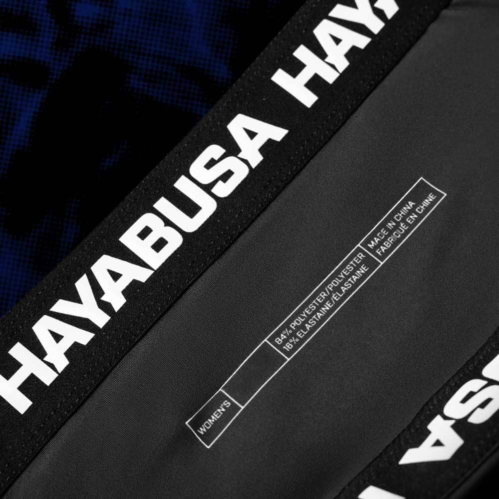 Hayabusa UFC BJJ Womens Leggings Black/Blue - Image 7