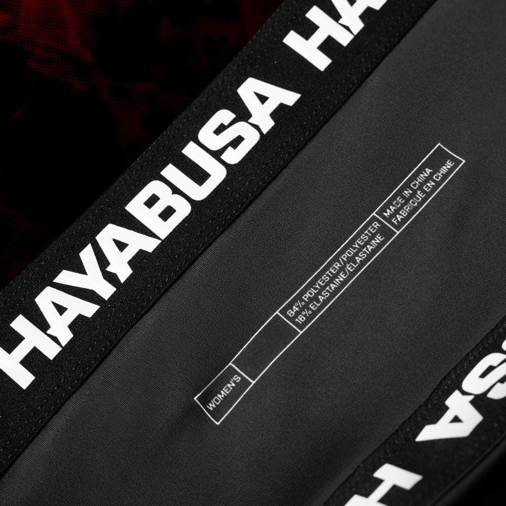 Hayabusa UFC BJJ Womens Vale Tudo Shorts Black/Red - Image 5
