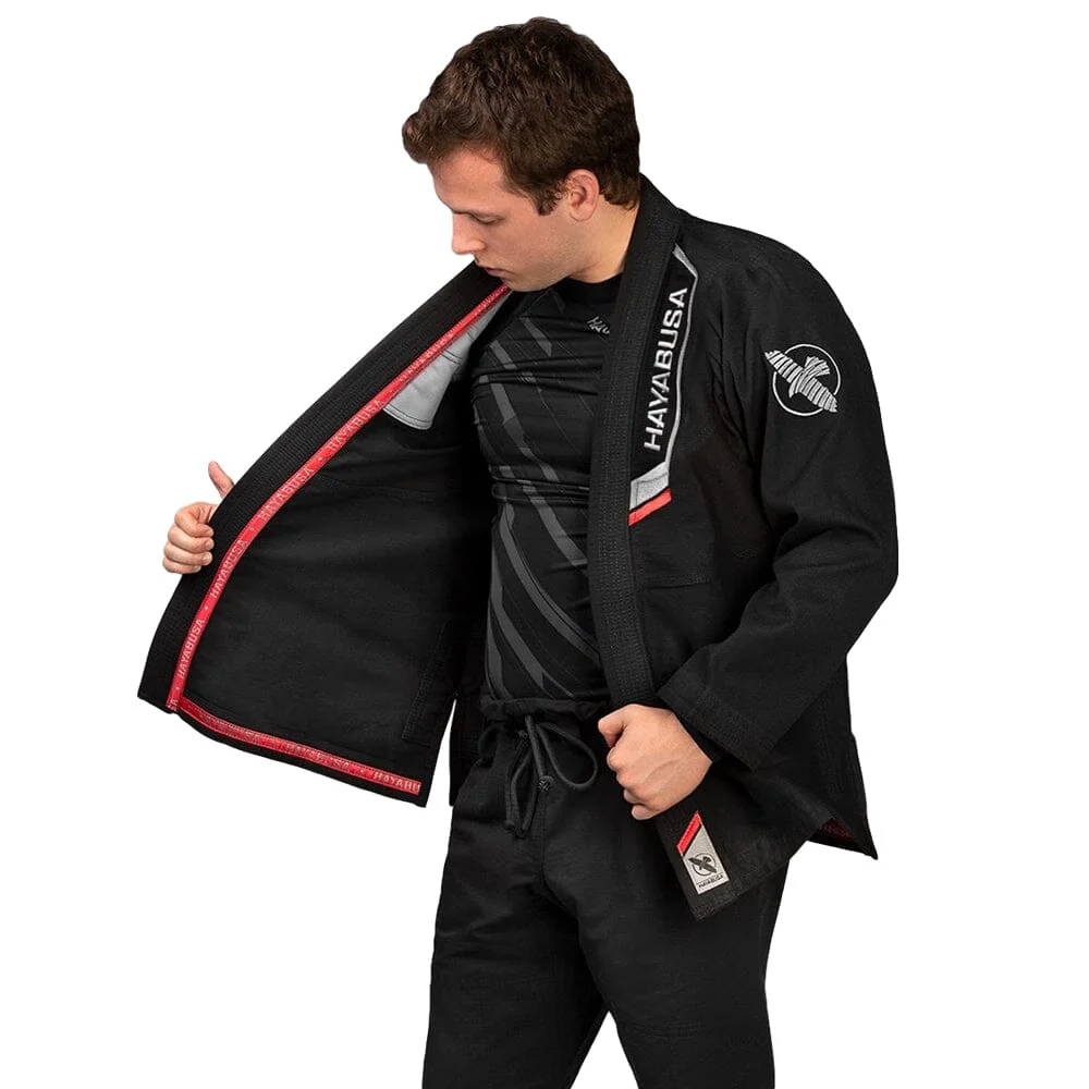 Hayabusa Ultra-Lightweight Jiu Jitsu Gi Black - Image 3