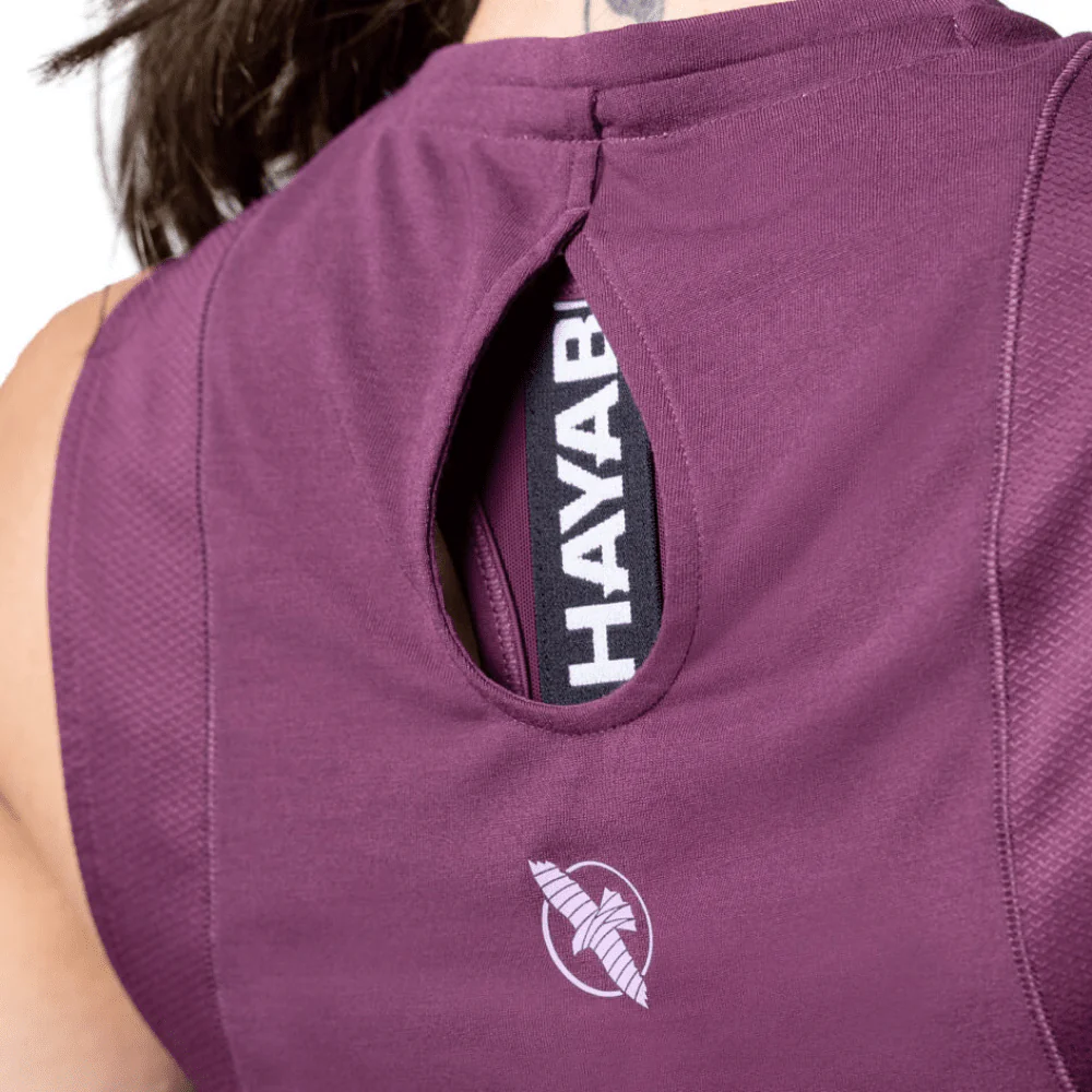Hayabusa Womens Lightweight Tank Top Wine - Image 4