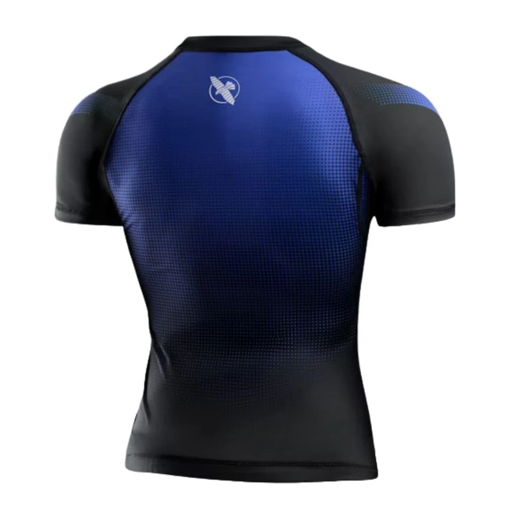 Hayabusa Womens Pro Ranked Short Sleeve Rashguard Blue - Image 2