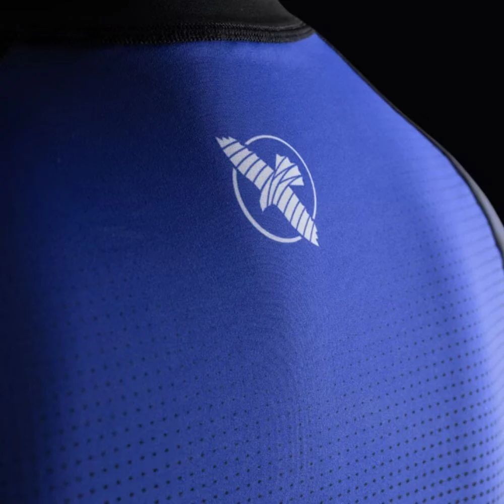 Hayabusa Womens Pro Ranked Short Sleeve Rashguard Blue - Image 3