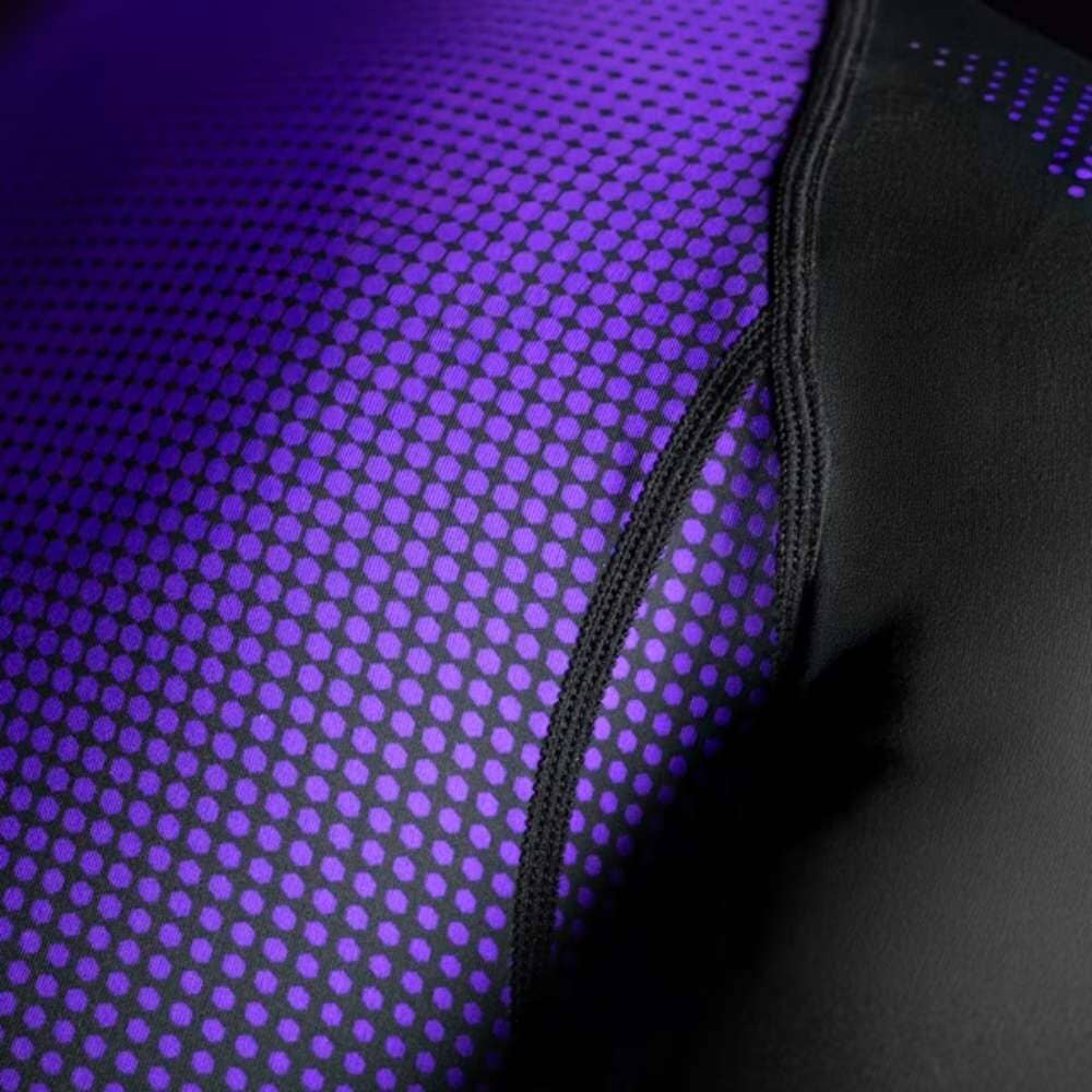 Hayabusa Womens Pro Ranked Short Sleeve Rashguard Purple - Image 4