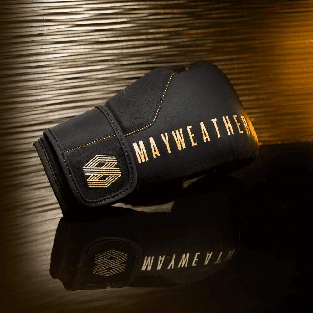 Hayabusa x Mayweather Champ Boxing Gloves Black/Gold - Image 6