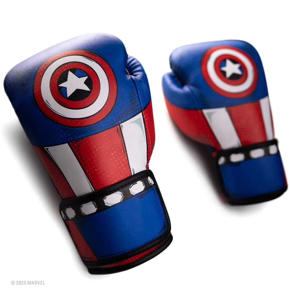 Hayabusa Marvel Classic Captain America Boxing Gloves - Image 5