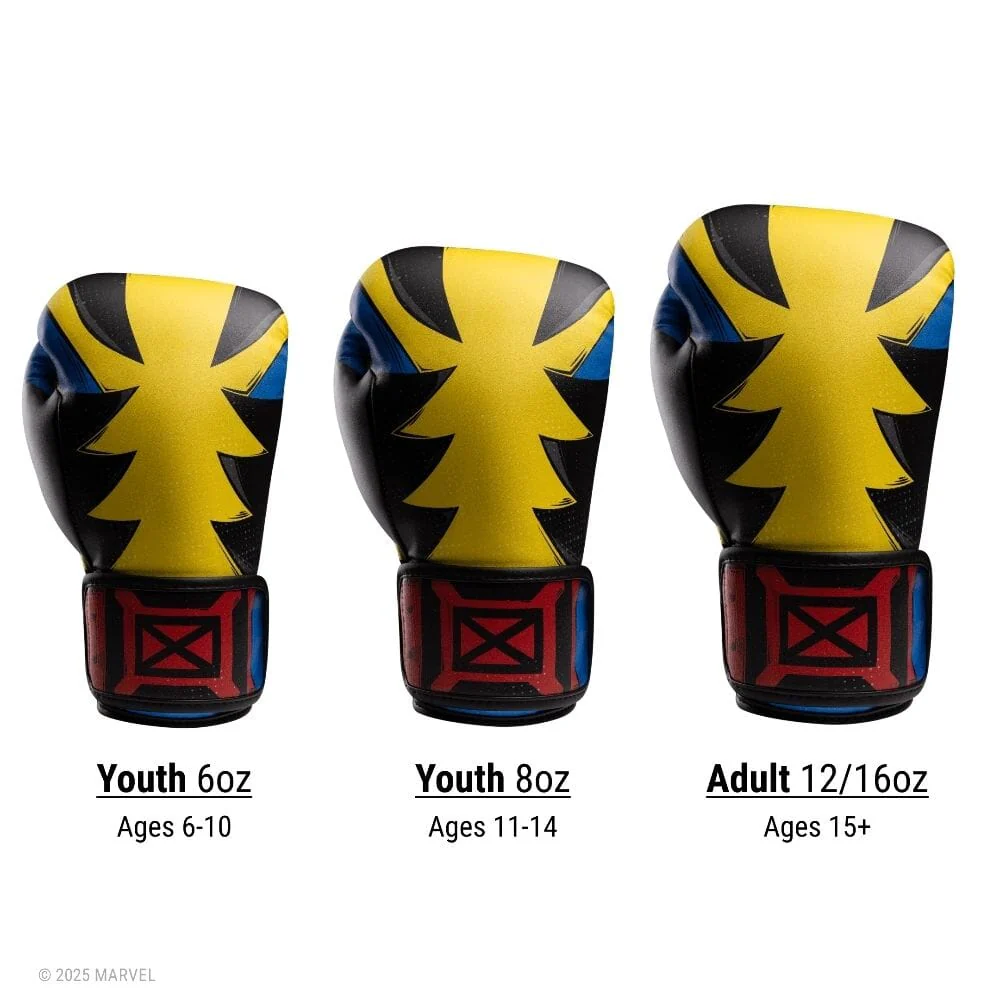 Hayabusa Youth Marvel Classic Wolverine Boxing Gloves - Image 12