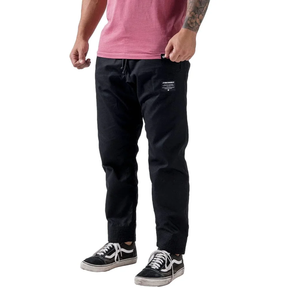 Kingz Casual Rip Stop Gi Pant Black - Image 3