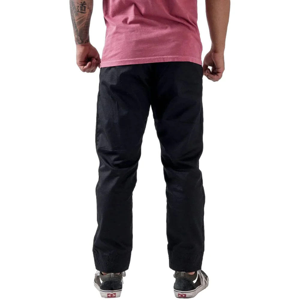 Kingz Casual Rip Stop Gi Pant Black - Image 4