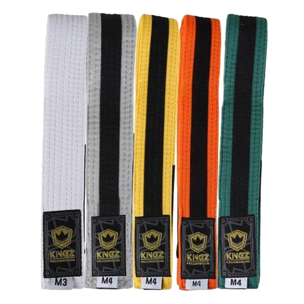 Kingz Kids Belts With Black Stripe Orange - Image 2